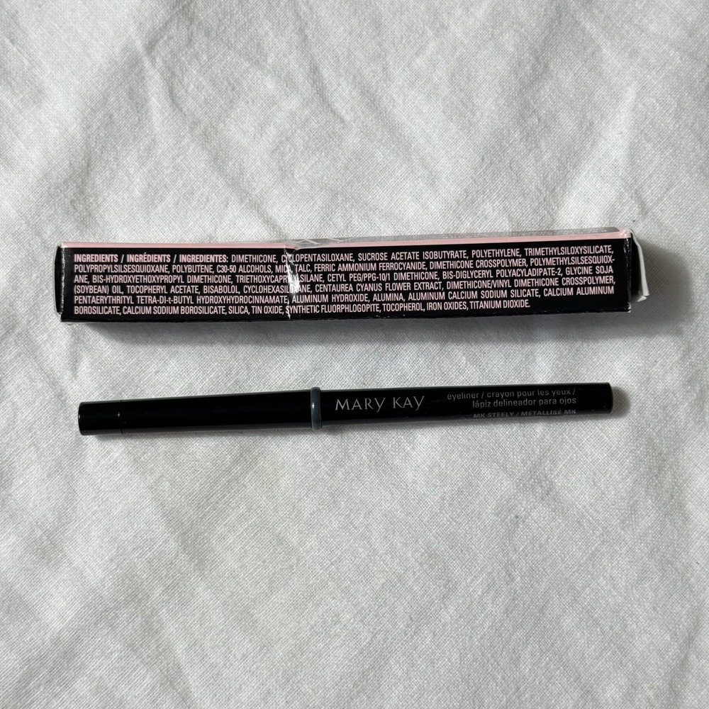 Mary Kay Eyeliner Women's 0.01 oz MK Steely Metallic Gray Pencil Makeup - Picture 3 of 3